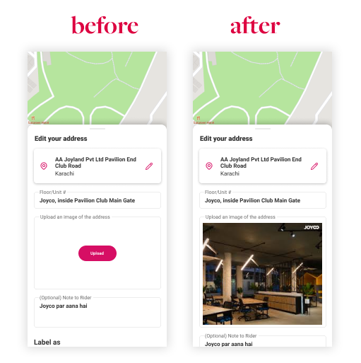 FoodPanda Before and After